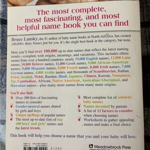 100,000+ Baby Names Book